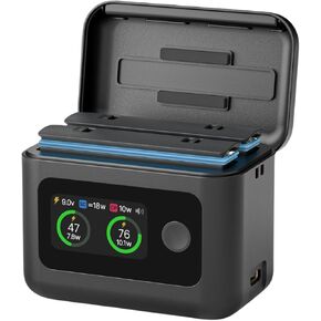 Battery Charger for Insta 360 X5 Intelligent LED Screen Two-Way Charging Hub, Fast Charger Hub for Insta 360 X5 Accessories