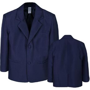 Boy Infant Kid Teen Formal Wedding Party Church Blazer Black Jacket Coat sz S-20