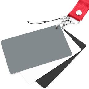 Gray Card White Balance Card 18% Exposed Photo Card Camera Checker Video, DSLR, Film Custom Calibration Creative