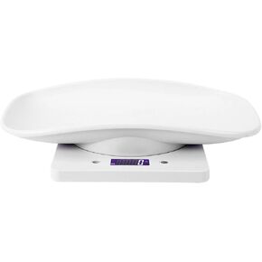 10kg/1g Digital Pet Scale, High Accuracy Food Weighing Scale with LCD Display, Stable Non-Slip Pads, Multiple Units, White ABS Material, Perfect for Small Pets
