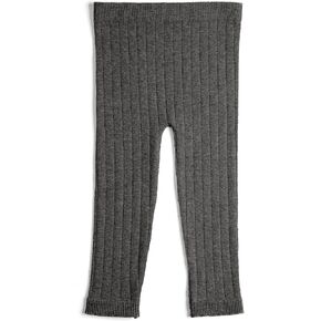 EMEM Apparel Unisex Baby and Toddler Leggings Cable/Ribbed Full Length Seamless Soft Cotton Pants for Girls' and Boys