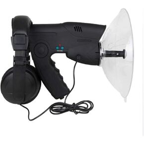 Parabolic Microphone Monocular, Monocular X8 Bionic Ear Magnification Monocular Sound Amplifier, Nature Observing and Listening Digital Device