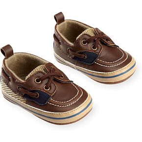 Newborn Baby Multicolor Brown Blue Dress Shoes