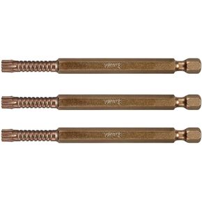 VEGA T25 TORX Impact Driver Bits. Impactech Professional Grade Impact Grade T-25 TORX 3.5" Bits. (Pack of 3) P190T25A-3