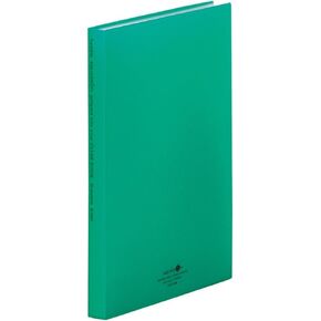 Lihit Lab N5001-7 Binder, Clear Book, A4, 40 Pockets, Green