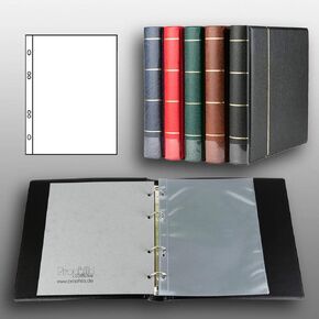 Prophila First Day Sheets Album with 20 Pockets for First Day Sheets