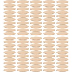 Wood Biscuits Wood Joining Plates Wood Board Docking Tool 100pcs Made of Pure Solid Beech with Superior Jointing Strength for Long Term Stability (20#)