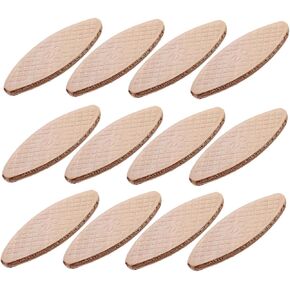 100pcs Wood Biscuit Kit for Tenon Machine Compressed Hardwood Joining Biscuits for Strong Joint Connections Woodworking Projects and Furniture Assembly