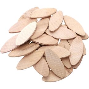 balacoo 100pcs Tenon Machine Biscuit Woodworking Joiner Biscuit Joiner for Hardwood Softwood