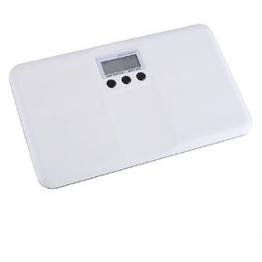 Jerliflyer Digital Scale, LCD Digital Electronic On Tare Function Low Battery Lock Alarm Mini Baby Pet Body Weighting Scale Scales Digital Weight Scales Scale with The Function of Memory Body