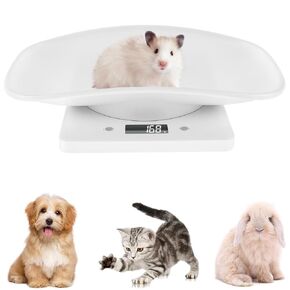 مقياس PET Digital-10 كجم/1 جرام عالي الدقة CAT CAT مقياس محمولة ، مكافحة الجراء المضادة للانزلاق مقياس الوزن من أجل g/ml/oz/lb.oz مفتاح وحدة قابل للتعديل يناسب الحيوانات الأليفة أقل من 11.6 بوصة