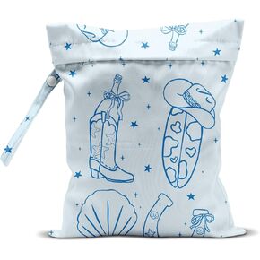 Wet Dry Bag Wet Bag for Swimsuit Dirty Yoga Gym Clothes Diaper Camping Beach Poor Travel Summer Essential Vacation Holiday Summer Preppy Coast Gifts