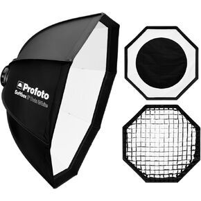 Profoto 3-Feet Octa Heat-Resistant Softbox (White) Bundle with Softgrid 3-Feet Octa and 3-Feet Edge Mask Octa Circular (3 Items)