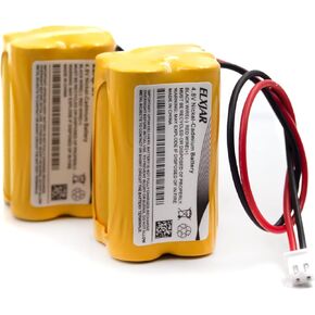 YUTSUJO (5-Pack) 4.8V 700mAh BL93NC487 Ni-CD Battery Replacement for Emergi-Lite BAA-48R BAA48R, Interstate NIC0186, Dantona Custom-43 Custom43, OSI OSA-126 OSA126 BL93NC484 BL93NC485 in Kuwait
