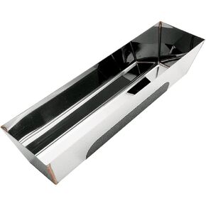12HRG Non Contoured Stainless Steel Heliarc Mud Pan 14Inch
