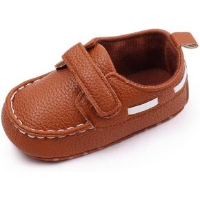 Baby Moccasins, Leather, Slip-On, Tan