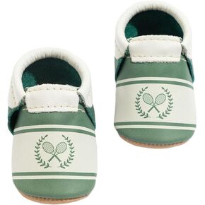 Freshly Picked City Leather Baby Shoes for Boys and Girls, Moccasins (Country Club, 2-2.5 Years Toddler)