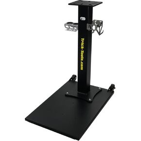 Trick-Tools Versa-Mount Heavy-Duty Mobile Mobile Vise and Bench Grinder Stand with Accessory Hangers, Made in the USA