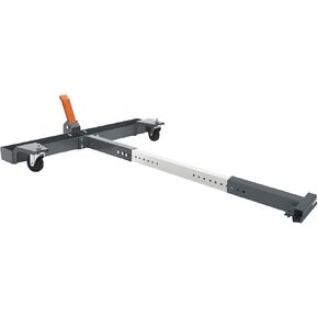Universal Mobile Base, Heavy Duty Universal Mobile Base 200 BLS Capacity, Adjustable Mobile Base Kit with 2 Universal Wheels and 1 Footbrakes, Longitudinal Adjustable 32.8-42.8 Inches