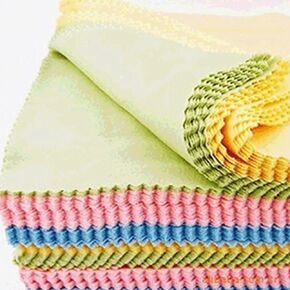 100pcs Microfiber Glasses Cleaning Cloth Fiber Material for Wiping Glasses Camera Lens and Mobile Phone 5.1 * 5.1 inch