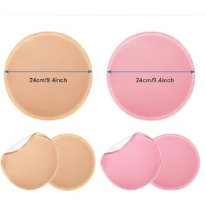 Castor Oil Wrap Pack for Breast Reusable Flannel Castor Oil Compress Breast Pads Organic Castor Oil Pack Wrap Women Girl Gift Massage Oil Nursing Pads 4pcs