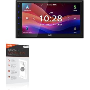 BoxWave Screen Protector Compatible with JVC KW-M590BT - ClearTouch Anti-Glare (2-Pack), Anti-Fingerprint Matte Film Skin