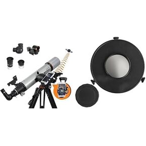 Celestron – Eclipse-Ready Telescope Kit – StarSense Explorer 102AZ Telescope – Includes ISO-Compliant EclipSmart Solar Telescope Filter – Observe Solar Eclipses and Sunspots During Day, Space at Night