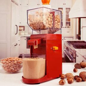 Electric Peanut Butter Maker Machine Sesame Sauce Nut Grinder Automatic Grinding Machine for Grinding Plug Easy Install