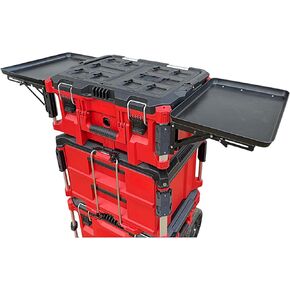 طاولة فولاذية منفصلة/قابلة للطي ، متوافقة مع صندوق أدوات Milwaukee Packout