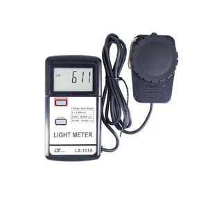 LX-101A Digital Lux Meter Exposure Meter Alongwith Factory Calibration Certificate (Range: 50,000 Lux) for Auditoriums, Theatres, Stadiums, Amphitheatre, OT Rooms