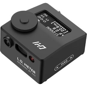 L.D. Light Meter Pro - Precise Lighting and Laser Distance Measure for Leica and Vintage Camera Film Photography (Black)