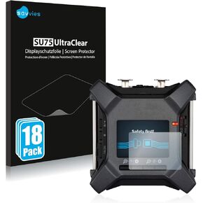18-Pack Screen Protection Film Compatible with Zoom F3 Field Recorder Screen Protector Ultra Clear [Scratch Proof, Anti Fingerprint]