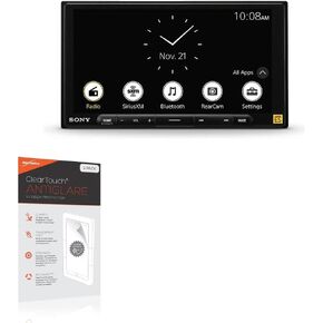 BoxWave Screen Protector Compatible with Sony XAV-9000ES - ClearTouch Anti-Glare (2-Pack), Anti-Fingerprint Matte Film Skin