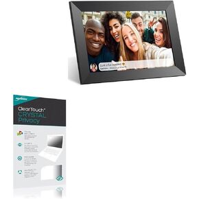 BoxWave Screen Protector Compatible with Anyuse Digital Picture Frame (10.1 in) - ClearTouch Crystal Privacy (2-Pack), Privacy Screen Protector Flexible Film Clear