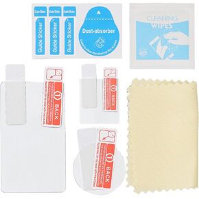 3Pcs Screen Protector for Action 4, Anti Glare Scratch AR Protective Film HD Clear Camera Lens Protector with Installation Kit (Cleaning Cloth + Alcohol Pad)