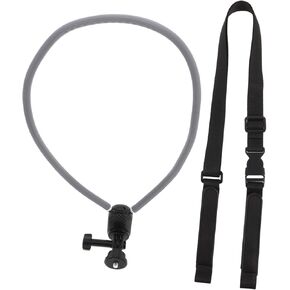 Neck Strap Phone Holder Action Camera Chest Mount for Vlogging Video Recording Shake Stabilizer for Outdoor Cycling Dynamic Sports Filming