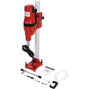 Diamond Core Drill Machine, 10in Wet Diamond Core Drilling Rig, 4250W Concrete Core Drill, Handheld Core Drill Rig with Stand, For Concrete, Brick, Block, and Stone