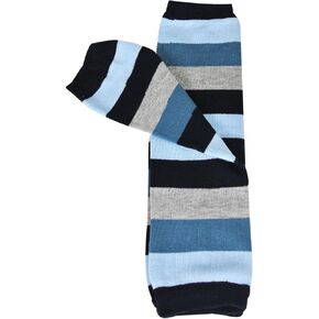Wrapables Stars, Stripes, and Solids Colorful Baby Leg Warmers - Stripes Multi-Blue