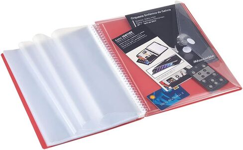 Carchivo Archivex Star 20-Pocket Spiral Binder - Red in Kuwait