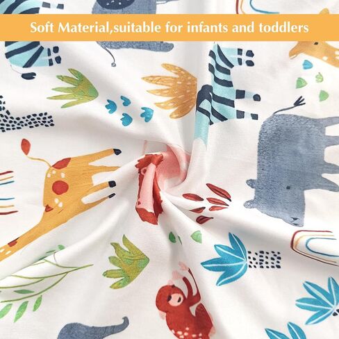 Winmany Baby Nursing Pillow Cover Infant Removable Breastfeeding Pillowcase Cute Pattern Newborn Nursing Slipcovers Neuter Cushion Cover for Girls Boys (Cute Animals) in Saudi Arabia