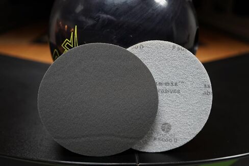 TruCut Sanding Pads | 6 Pack | 5" Diameter | Sanding Pad Made for Bowling Balls | Bowling Ball Resurfacing | Surface Management | Bowling Ball Restoration | Bowling Supplies & Accessories in Kuwait