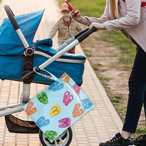 Wet Dry Bag Wet Bag for Swimsuit Dirty Yoga Gym Clothes Diaper Camping Beach Poor Travel Summer Essential Vacation Holiday Summer Preppy Coast Gifts in Kuwait