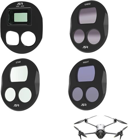 Filter Kit for DJI Mavic 4 Pro - UV/CPL/ND/NDPL/Star/Night Lens Protector Set - Optical Glass Multi-Coated Quick Release HD Imaging Lightweight Accessories (8 Pcs) in Saudi Arabia