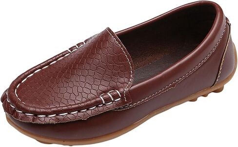 Toddler Boys Dress Shoes Kids Little Girls Flat Shoes School Shoes Solid Soft Slip On Comfy Oxford Casual Loafers in Saudi Arabia