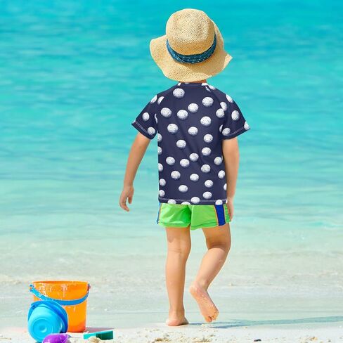 Kll Little Girls Wattt Suitt Sugh Sweve Girl Swim Rashguard in Kuwait