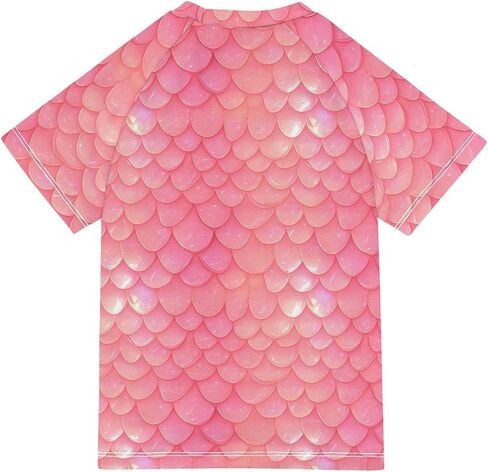 Kids Bathing Suits Boys Short Sleeve Rash Guard Girls in Saudi Arabia