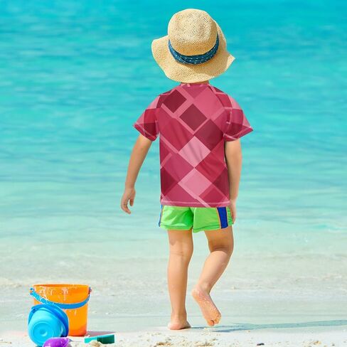 Bathing Suit Kids Short Sleeve Girl Rash Guard in Saudi Arabia