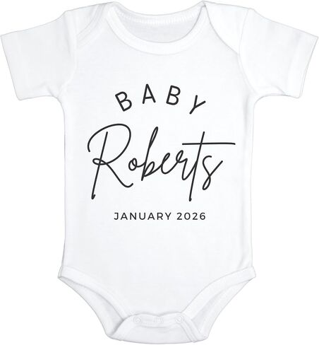 Custom Baby Pregnancy Announcement Bodysuit in Saudi Arabia