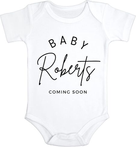 Custom Baby Pregnancy Announcement Bodysuit in Saudi Arabia