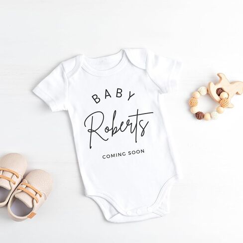Custom Baby Pregnancy Announcement Bodysuit in Saudi Arabia